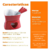 Aparelho Fondue 7 Peças de Cerâmica Coração Herstal 320ml - IA Connect Store
