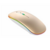 Mouse Sem Fio Luz LED-DOURADO