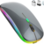 Mouse Sem Fio Luz LED-CINZA na internet