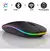 Mouse Sem Fio Luz LED-PRETO na internet