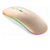 Mouse Sem Fio Luz LED-DOURADO na internet