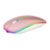 Mouse Sem Fio Luz LED-ROSA - comprar online