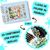 Kit Livro Colorir URSO BOB (Azul) + 60 Canetas - Estimula