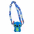 Bolsa Infantil Transversal Silicone Carteira c/ Alça - Corpo Inteiro Azul