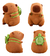Pelúcia Capivara Infantil com Tartaruga Enfeite Cama - Pequena