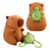 Pelúcia Capivara Infantil com Tartaruga Enfeite Cama - Média - comprar online