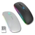 Mouse sem Fio Bluetooth Recarregável LED - Preto - IA Connect Store