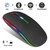 Mouse sem Fio Bluetooth Recarregável LED - Preto na internet