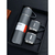 Kit Garrafa Térmica 500ML + 3 Xícaras Aço Inoxidável- Cinza - comprar online