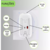 Mouse sem Fio Bluetooth Recarregável LED- Branco - IA Connect Store