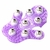 Luva De Massagem Com Bolinhas Esfera Lilás - comprar online