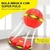 Bola Mágica Disco Voador Bola Maluca Bola Voadora Ufo Grande Brinquedo Com Luz Led (COR VERMELHO) na internet