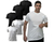 Camisa Dry Fit Masculina – Kit com 5 Peças, Conforto, Secagem Rápida e Anti-Odor (BR, Alfa, M, Slim, Branca e Preta) - comprar online
