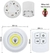 Kit 3 Lampadas Luminária Led Spot Sem Fio Controle Remoto - Loja dos Alunos