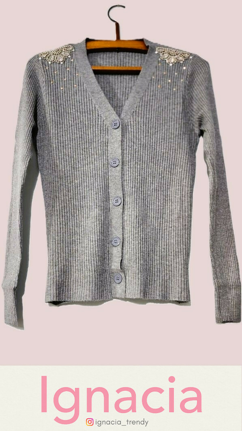 Saco Tejido con Apliques - comprar online