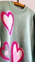 Sweater Corazones Estampados - Ignacia