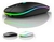Imagen de MOUSE RECARGABLE INALÁMBRICO YELANDAR RGB LED8 3200DPI BT+2.4
