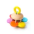 Imagem do Kit Sensorial de Madeira – Brinquedos Montessori para Bebês (4 peças)