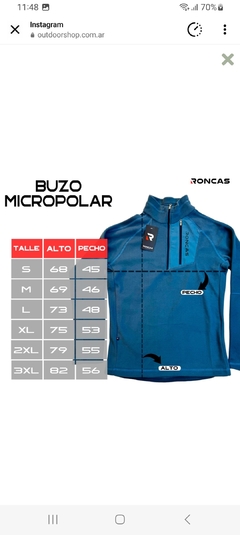 BUZO MICROPOLAR OUTDOOR - tienda online