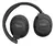 Auriculares JBL Tune 770 plegados en color negro, vista superior