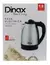 Pava eléctrica Dinax de acero inoxidable con caja incluida, capacidad de 1.8L.