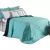 Kit Cobre Leito Dupla Face Casal Queen Bordado Renove Hipercal 400 Fios (3210)