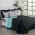 Kit Cobre Leito Dupla Face Casal Queen Bordado Renove Hipercal 400 Fios (3210)