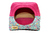 Cama Iglu e Toca Para Cachorro Luppet Luxo Rosa Borboleta (LP1216-04)