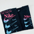 nike rosa oversize suedine