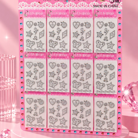 STICKERS STRASS X 12 BL AM23257-78-79/13036