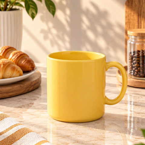 TAZA JARRO MUG 330CC AMARILLO 1124053