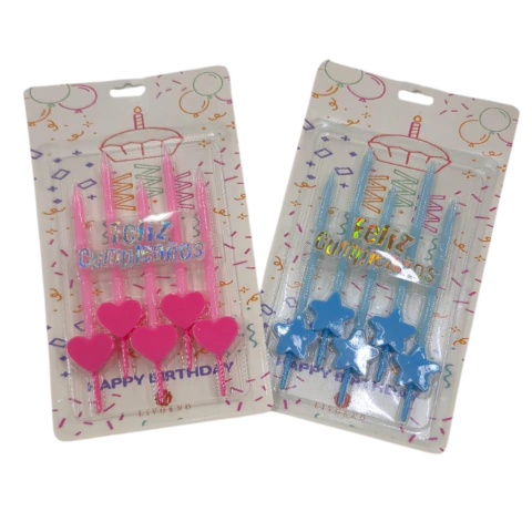 VELA CUMPLE + ACCESORIO 200890