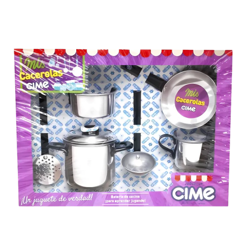 SET COCINA ALUMINIO 7 PIEZAS 320 CIME