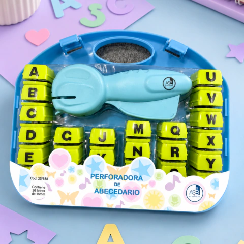 VALIJA PERFORADORA ASB ABECEDARIO X 26 25/688