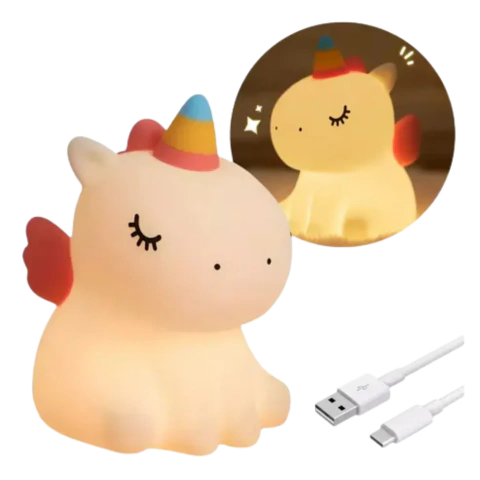 VELADOR INFANTIL SILICONA USB 203849