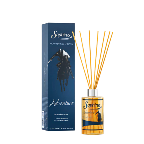 DIFUSOR AROMATICO SAPHIRUS 125ML CON VARILLAS