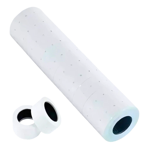 ROLLO PARA ETIQUEDORA x 10 u BLANCO MOTEX