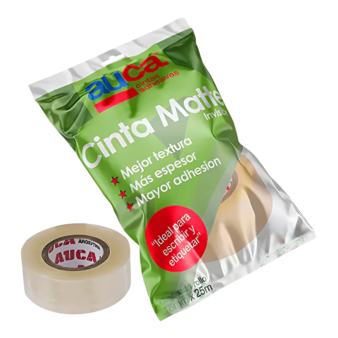CINTA AUCA X 25 METROS MATTE IND - comprar online