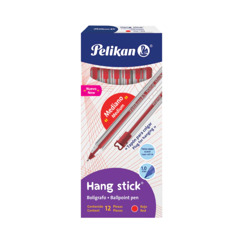 LAPICERA PELIKAN HANG STICK ROJO L962721 - comprar online