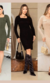 Vestido tubinho tricô texturizado