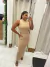 CONJUNTO TRICOT MODAL - NUDE