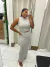 CONJUNTO TRICOT MODAL - GELO