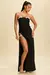 EMBELLISHED WIDE SLIT DRESS - comprar online