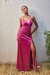 OPEN BACK PLUNING MAXI DRESS - comprar online