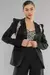 Tuxedo blazer with jeweled vest - comprar online