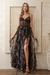 PRINT INSIDE TOP AND RUFFLE DRES