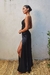OPEN BACK PLUNING MAXI DRESS - tienda online