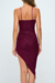 Mesh Glitter Asymmetrical Ruched Dress en internet