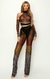 Rhinestone Fire Print 4PCS SET - comprar online