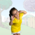 Fantasia Infantil Turma Magali Monica Menina Mascara - Amarelo - P